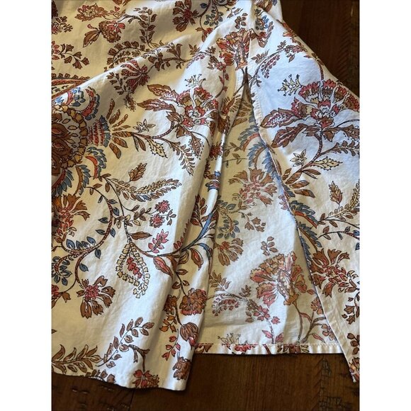 old navy dress Seersucker Long Sleeveless Beachy Size 2X NWT Tan Floral - Picture 9 of 9